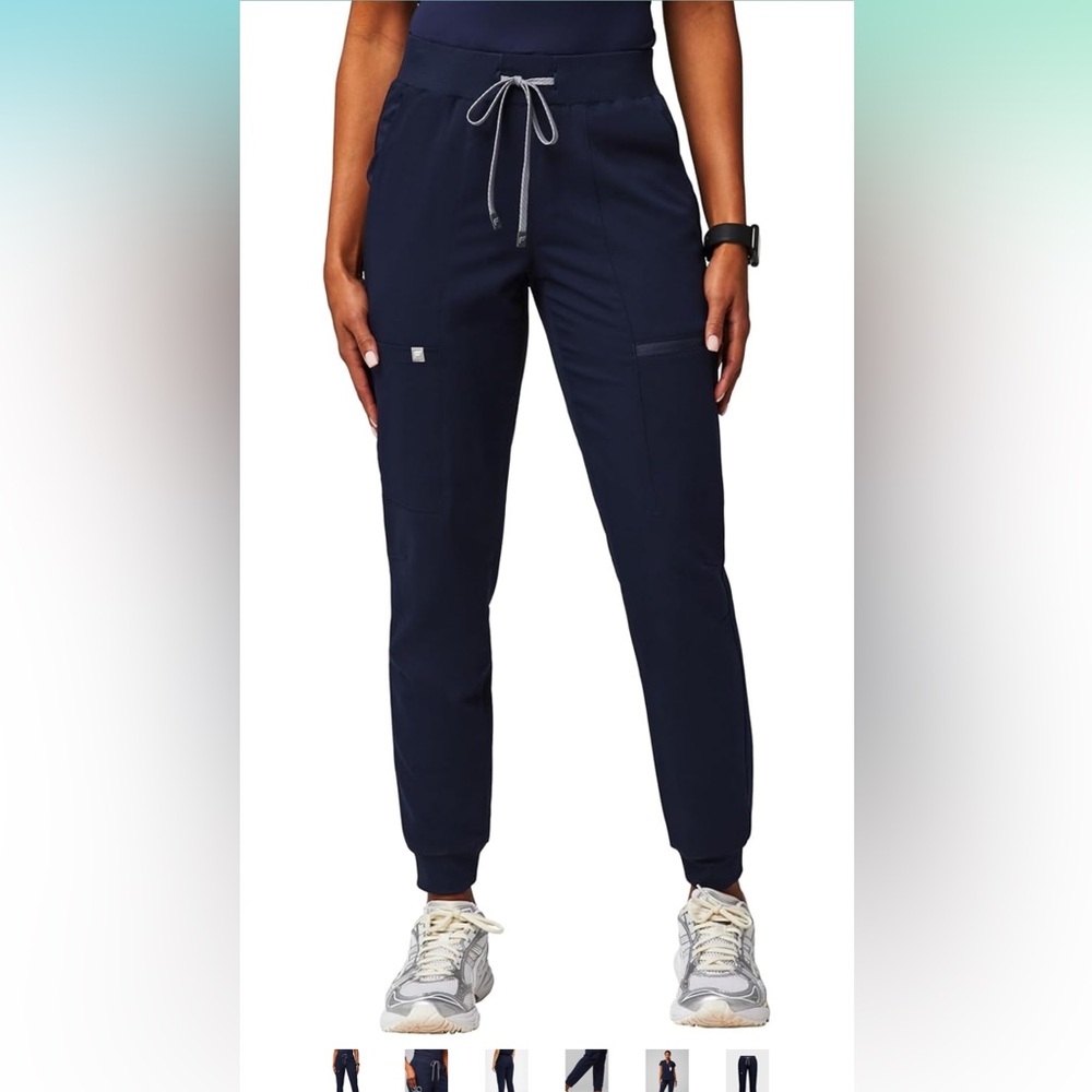 Fabletics Navy jogger scrubs MT
